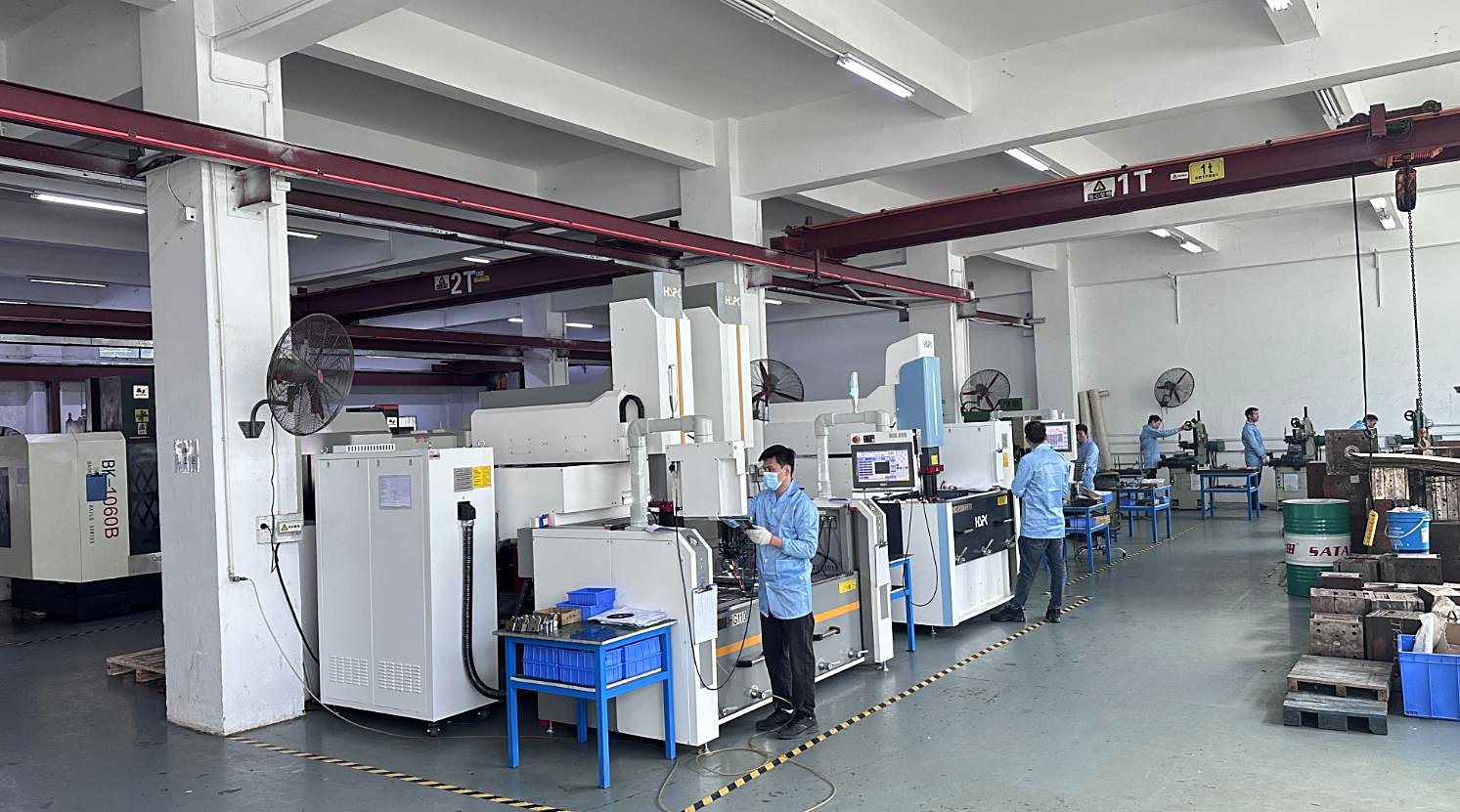 CNC machines in the Jewelives in-house mold workshop